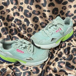 Adidas Women's Mint and Lime Sneakers